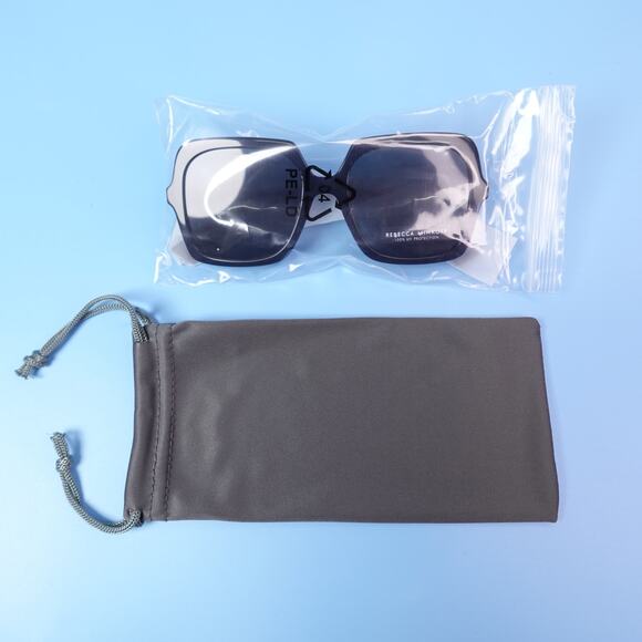 Rebecca Minkoff Sunglasses Willow Black & Silver 100% UV Protection main image 4